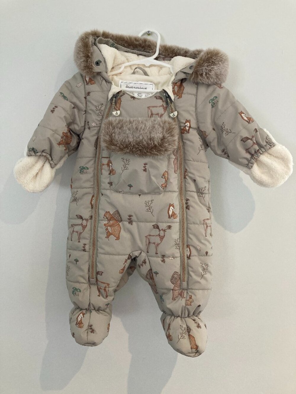 Deux Par Deux Baby Snowsuit 6M